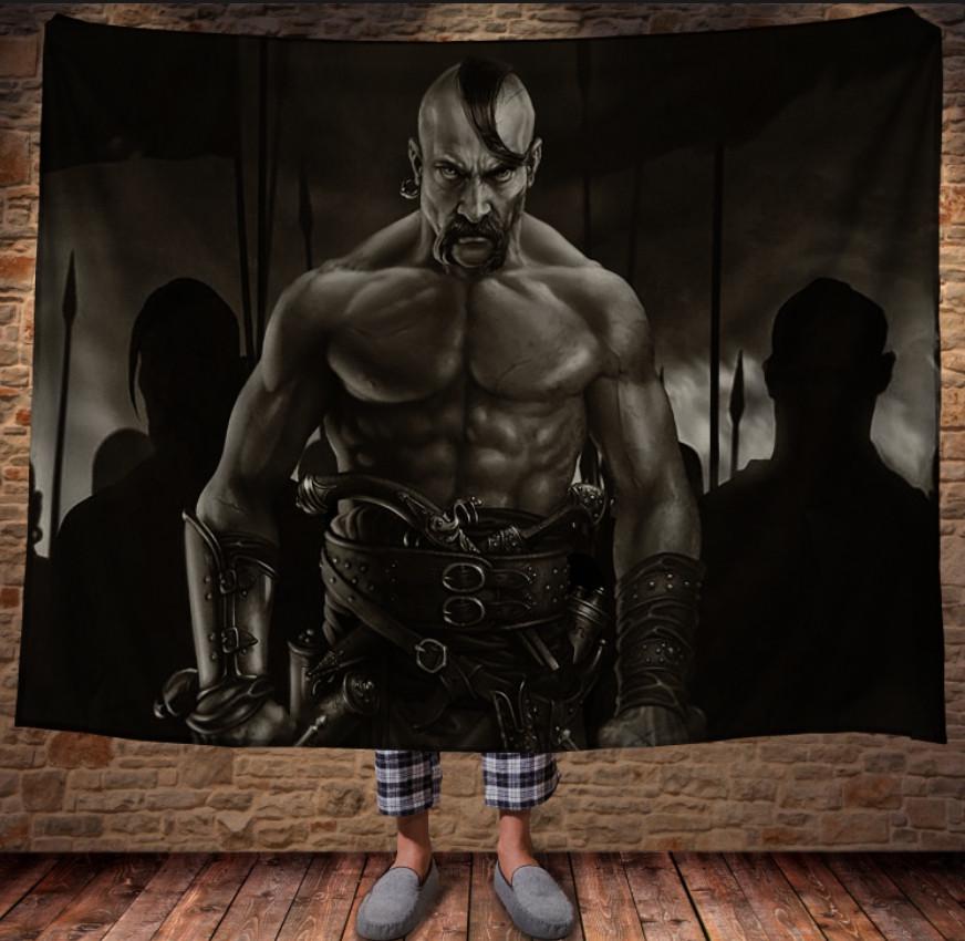 Плед с 3D принтом Козак и собратья 150x200 см (epi_0245)