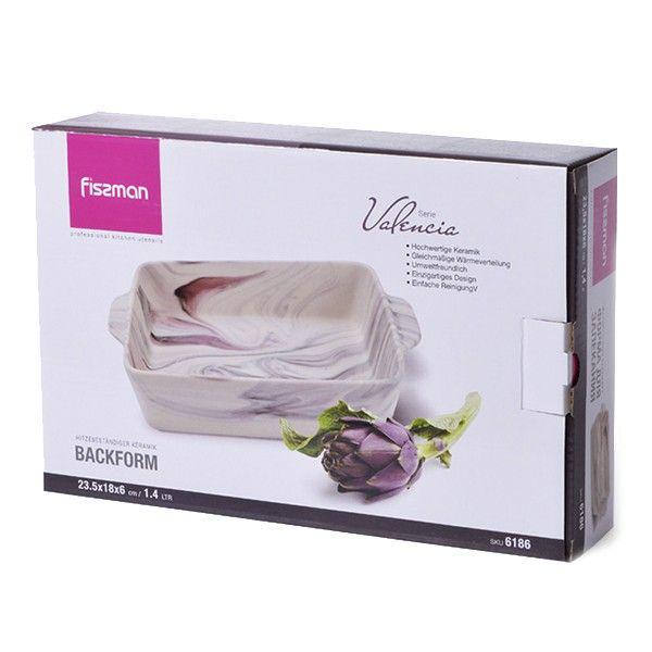 Форма для випікання Fissman Valencia 1,4 л 23,5x18х6 см прямокутна (6186) - фото 3 Форма для випікання Fissman Valencia 1,4 л 23,5x18х6 см прямокутна (6186) - фото 3
