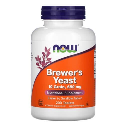 Дрожжи NOW Brewer's Yeast 200 табл. (NOW-02410)