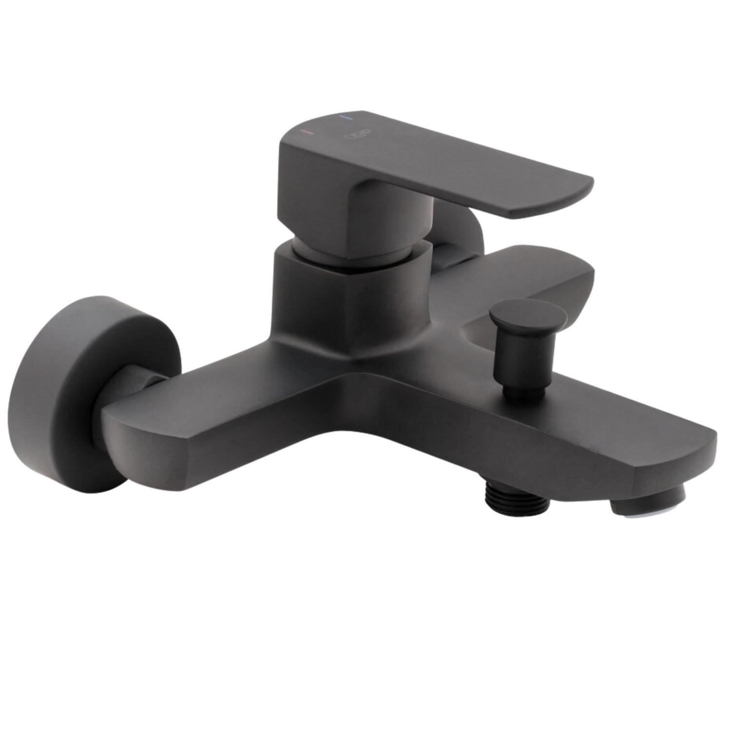 Змішувач для ванної Q-tap Lipno QTNH3023101DCB47271 одноважільний Чорний (235406)