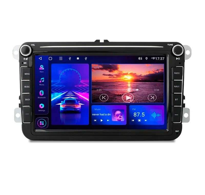 Автомагнітола штатна Skoda Octavia A5 2005-2012 Mekede 1/16 GreenLight Android 10/GPS/WiFi/USB (12293444)