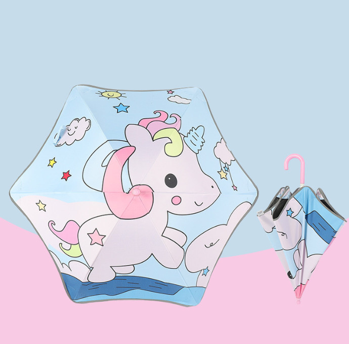 Парасолька дитяча складана зі світловідбиваючою облямівкою Єдиноріг 3 9550 87 см (4506251) - фото 2 Парасолька дитяча складана зі світловідбиваючою облямівкою Єдиноріг 3 9550 87 см (4506251) - фото 2