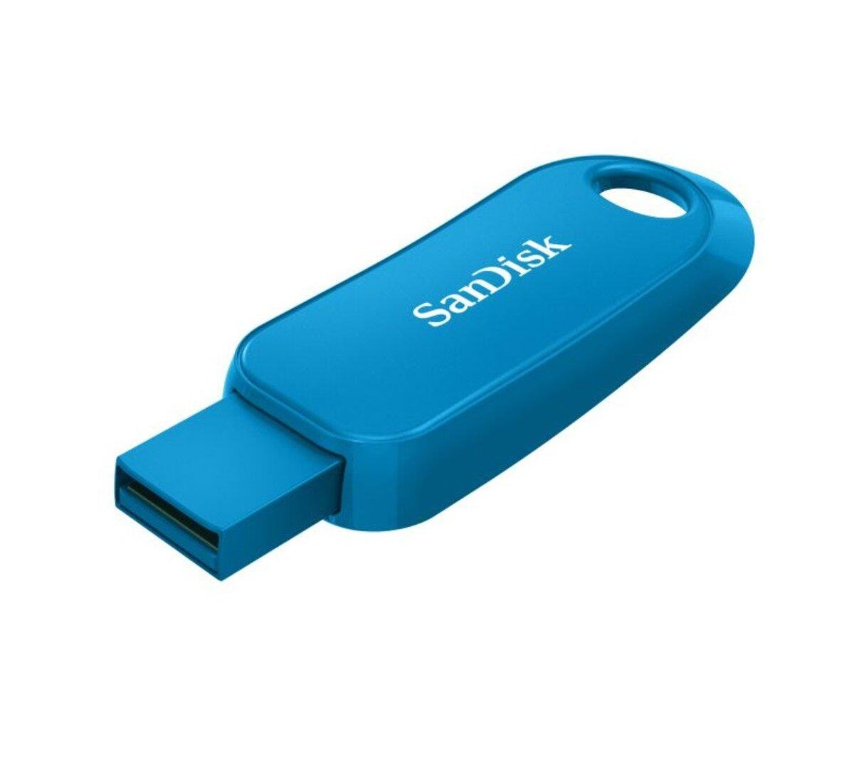 Флеш-память USB SanDisk Cruzer Snap 32 Гб Blue (SDCZ62-032G-G35B) - фото 2