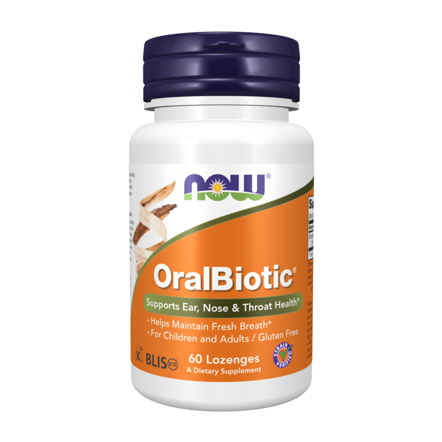 Дієтична добавка Now OralBiotic 60 пастилок