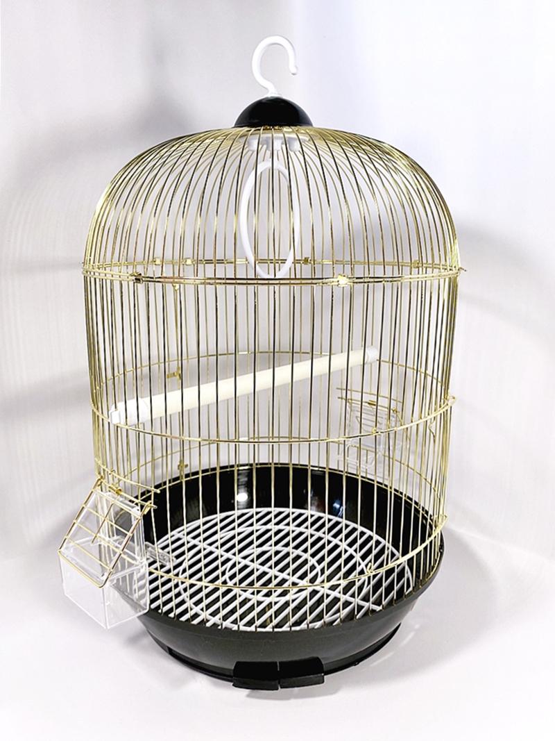 Клетка для птиц Золотая клетка А309G 33x53 см Gold (223)