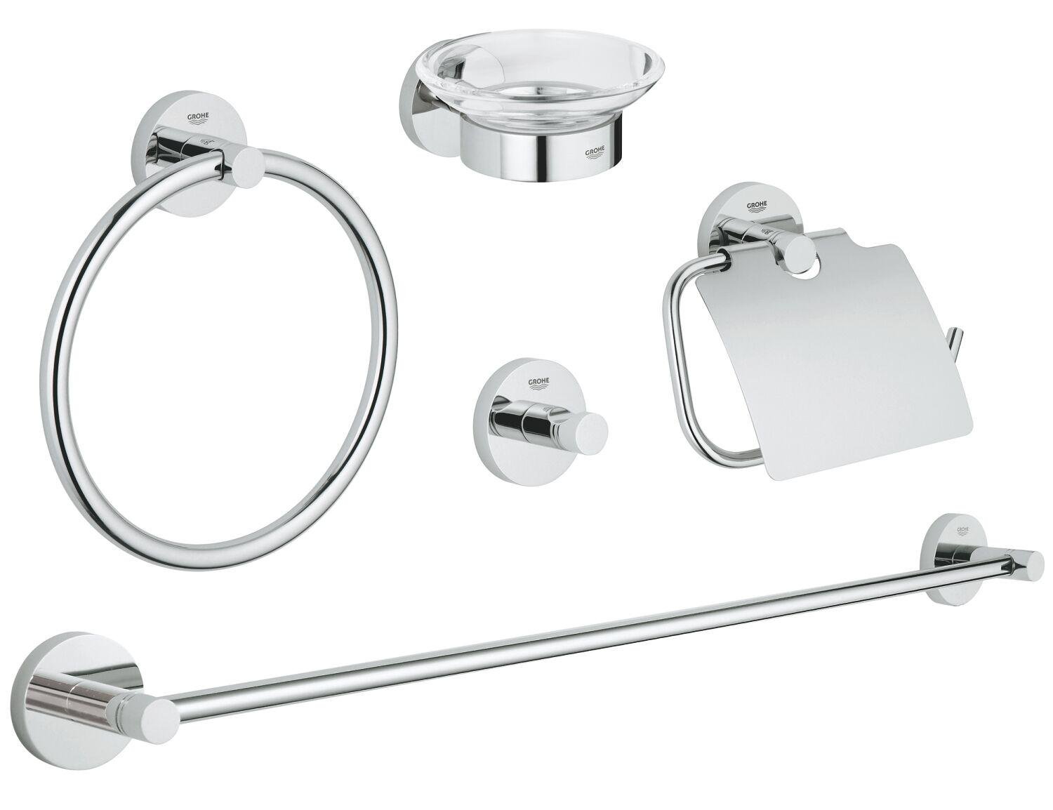 Набор аксессуаров Grohe Essentials 5в1 (40344001) - фото 1