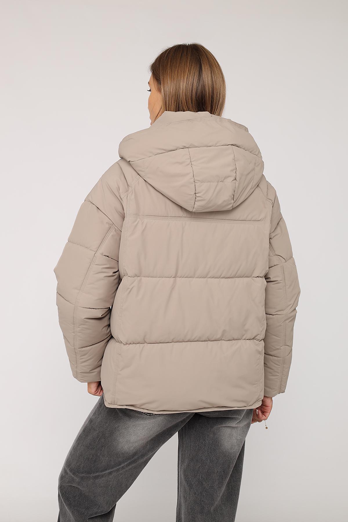 Куртка жіноча зимова ЦБ-00277862 р. 52 Капучино (29080046) - фото 4 Куртка жіноча зимова ЦБ-00277862 р. 52 Капучино (29080046) - фото 4