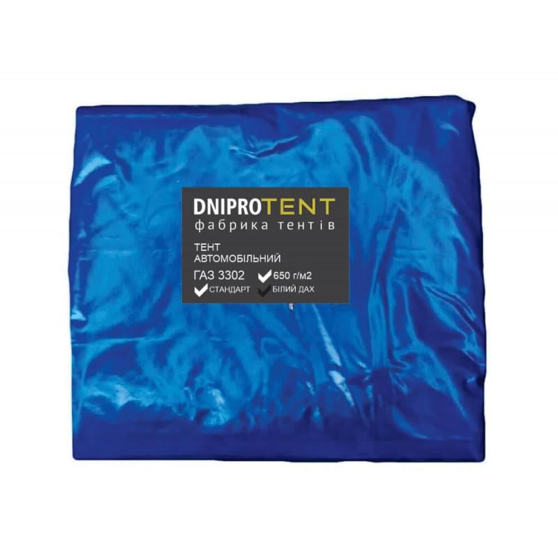 Тент DniproTent Газель 2-х сторонній 8-14 люверсів посилений ПВХ 650 г/м2 Синій (25457245)