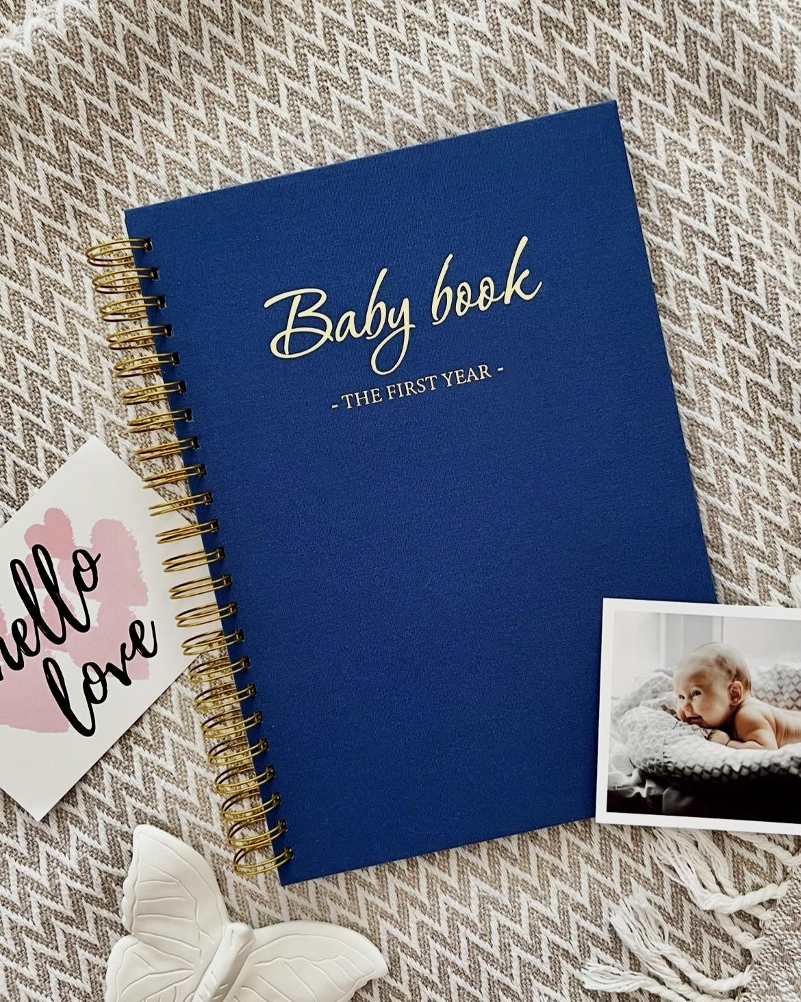 Фотоальбом детский The first year на украинском Синий океан