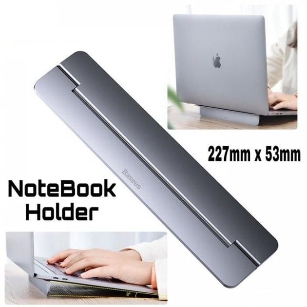 Подставка для ноутбука Baseus Papery Notebook Silver SUZC-0G - фото 10