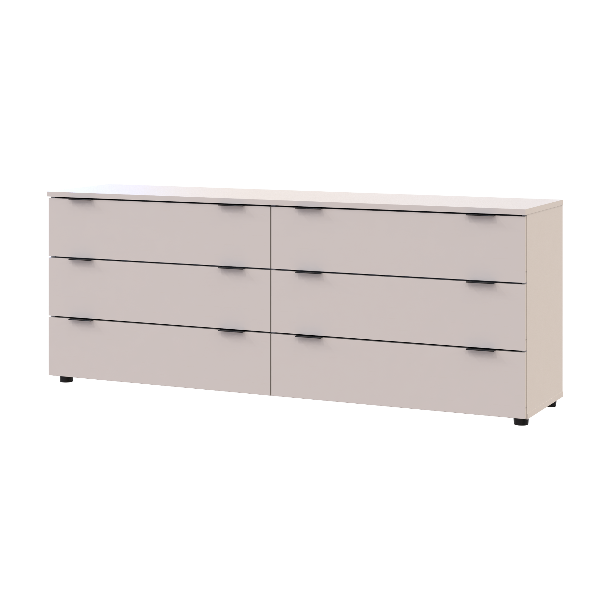 Комод Рон 9 6 ящиков 160х38х62 см Кашемир (41516174) Комод Рон 9 6 ящиков 160х38х62 см Кашемир (41516174)