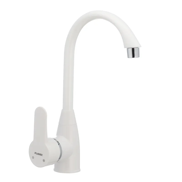 Смеситель для кухни PLAMIX Mario-011 White (PM0014)