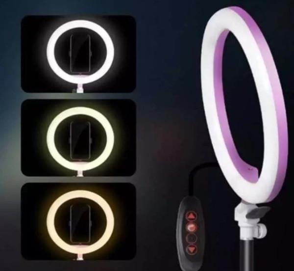Кольцевая лампа LED AL-33 с пультом и держателем для телефона (1485061356) - фото 5 Кольцевая лампа LED AL-33 с пультом и держателем для телефона (1485061356) - фото 5