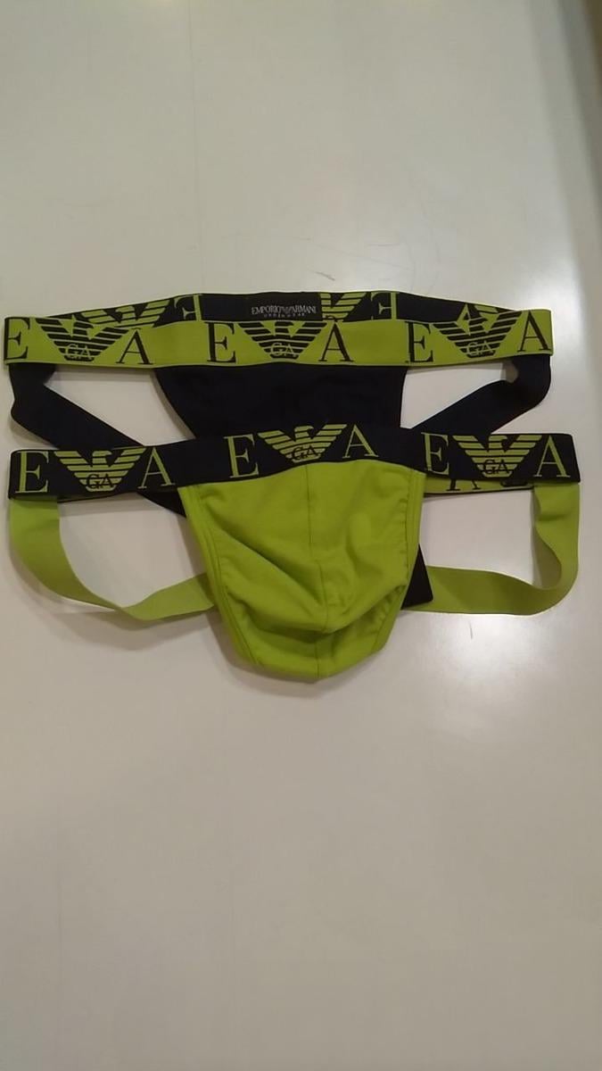 Трусы мужские джоки Emporio Armani 2 шт. L Разноцветный (EM000257-bl-lime)