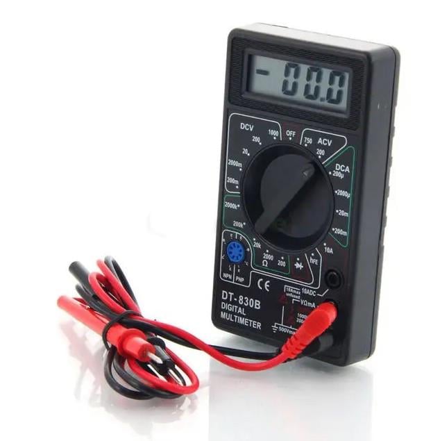 Мультиметр цифровой тестер Digital DT830B с защитой от перегрузок (1812754337)