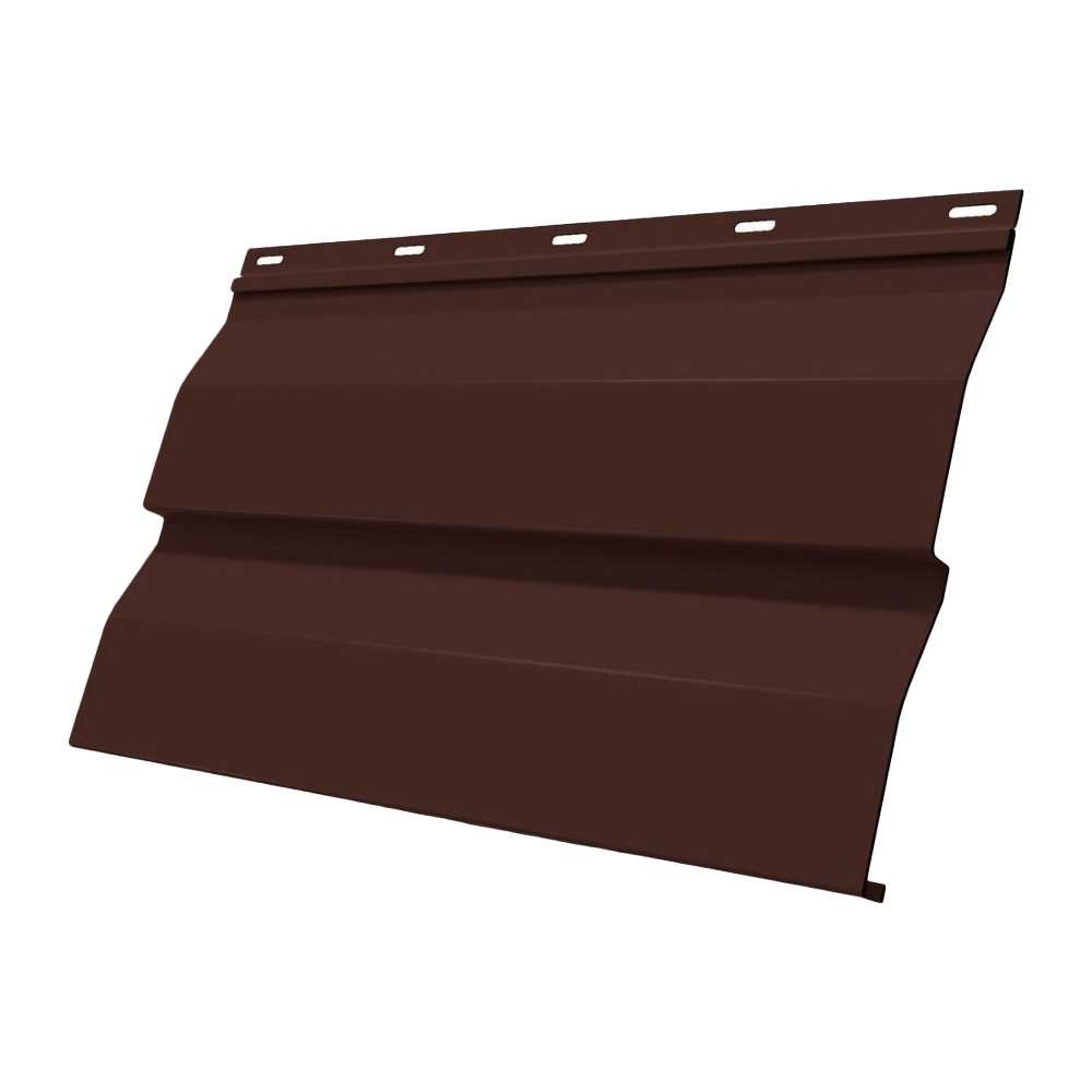 Сайдинг металевий під корабельну дошку 265х2000 мм Ral 8017 поліестер Шоколад (370373583)