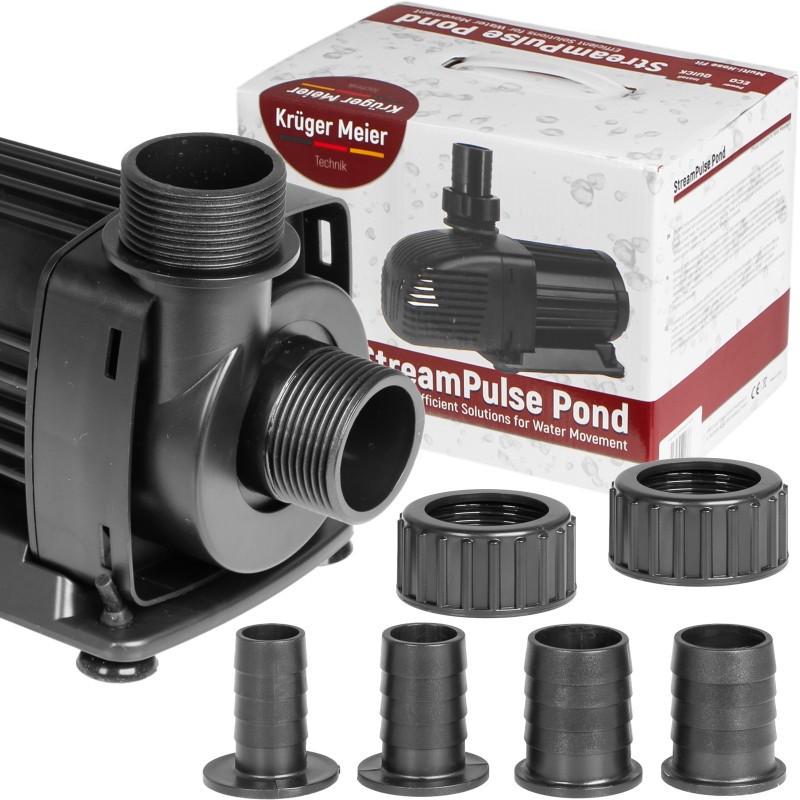 Насос энергоэффективный для пруда Kruger Meier StreamPulse Pond 13000 л/ч с защитой (KM-STREAMPULSE-POND-13000) - фото 3 Насос энергоэффективный для пруда Kruger Meier StreamPulse Pond 13000 л/ч с защитой (KM-STREAMPULSE-POND-13000) - фото 3