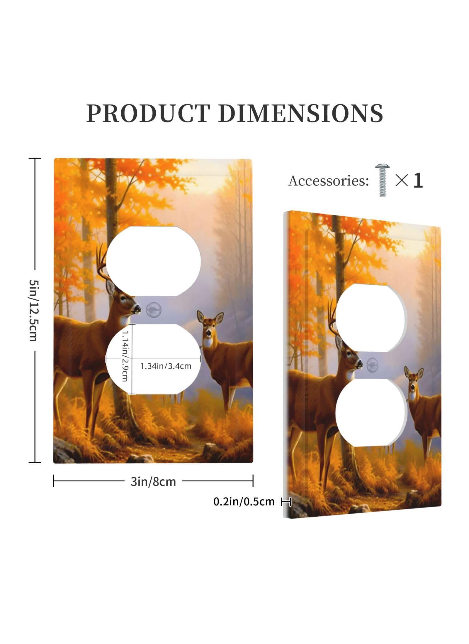 Накладка на розетку Amazon x0038sp2m3 Олени one size - фото 2 Накладка на розетку Amazon x0038sp2m3 Олени one size - фото 2