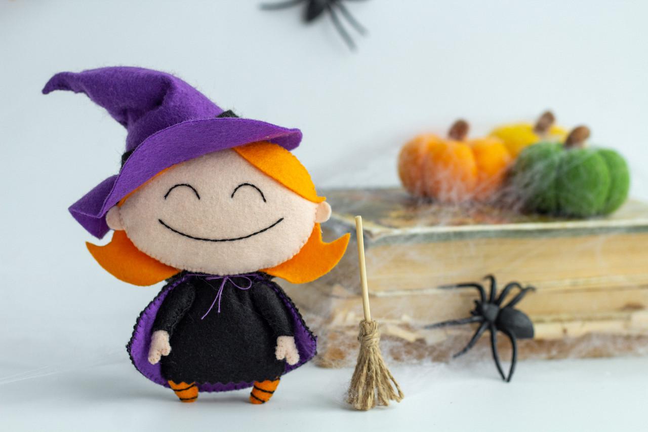 Игрушка Ведьмочка с веником (29528498) - фото 7