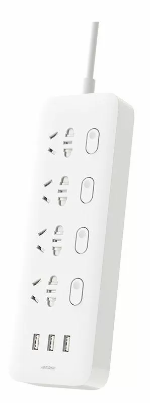 Фильтр-удлинитель MiJia Power Strip MJSWSKCXB-01QM NRB4023CN 4 розетки 3 USB-port сетевой 2 м White