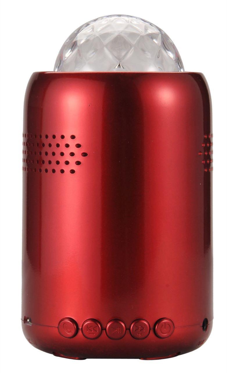 Беспроводная Bluetooth колонка SUNROZ S9 Mini Disco Party Speaker 3W 600mAh Красный (SUN1316)