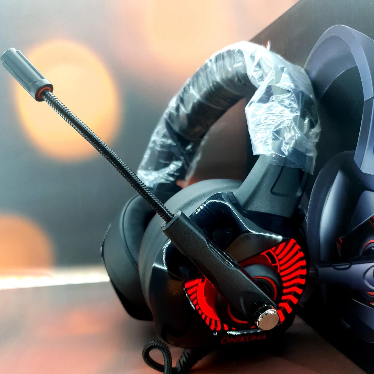 Наушники игровые ONIKUMA K6 с LED подсветкой/микрофоном проводные Синий - фото 3 Наушники игровые ONIKUMA K6 с LED подсветкой/микрофоном проводные Синий - фото 3