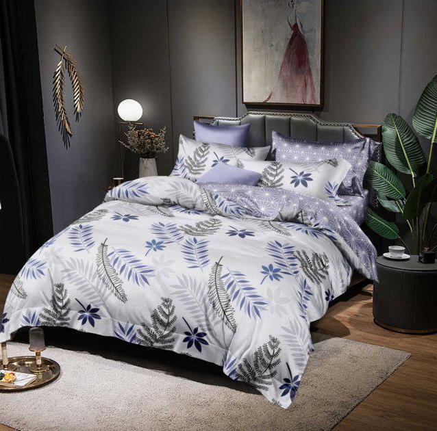 Комплект постельного белья Family Лаванда 003 семейный сатин 9982372 Разноцветный (DR012996)