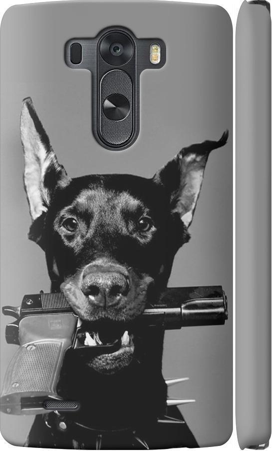 Чехол на LG G3 dual D856 Доберман (2745m-56-42517)