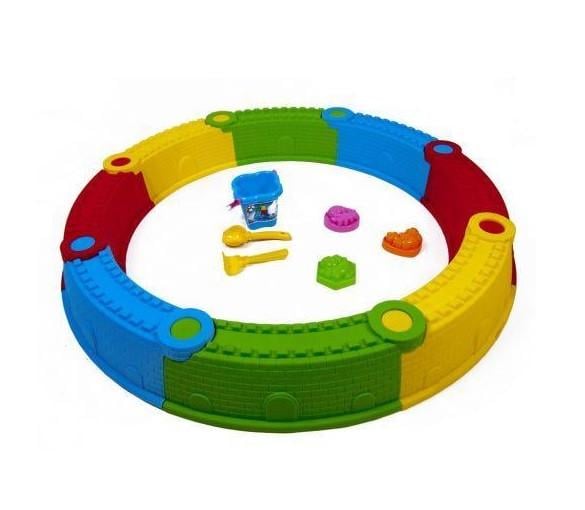 Песочница сборная с набором для песка 15 см