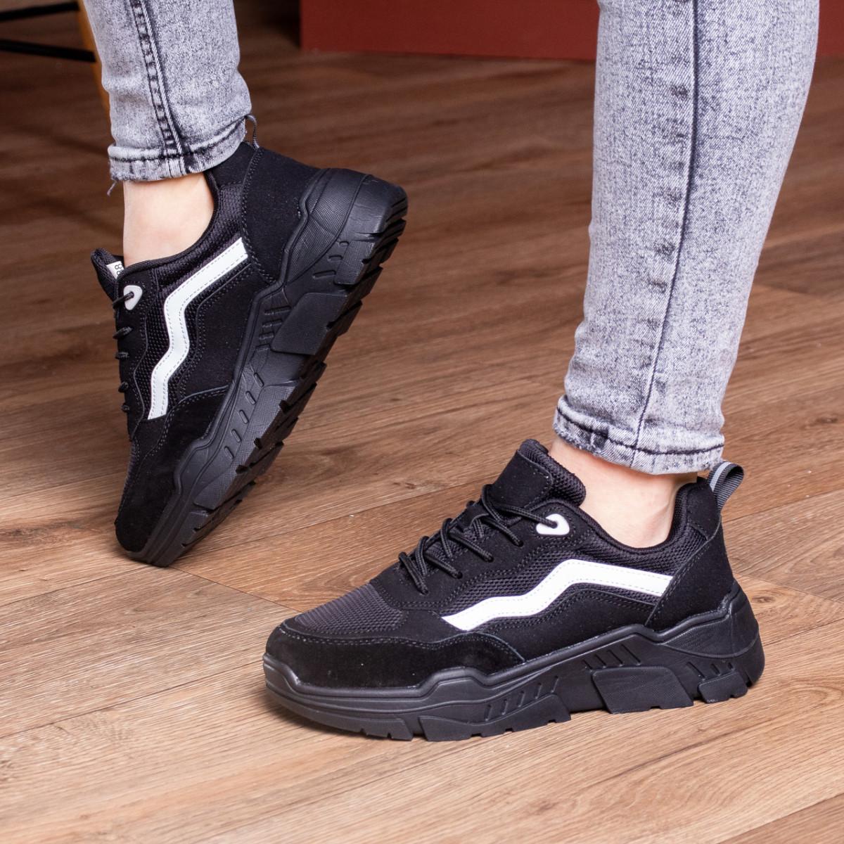 Кроссовки женские Fashion р. 37 23,5 см Черный (2820)