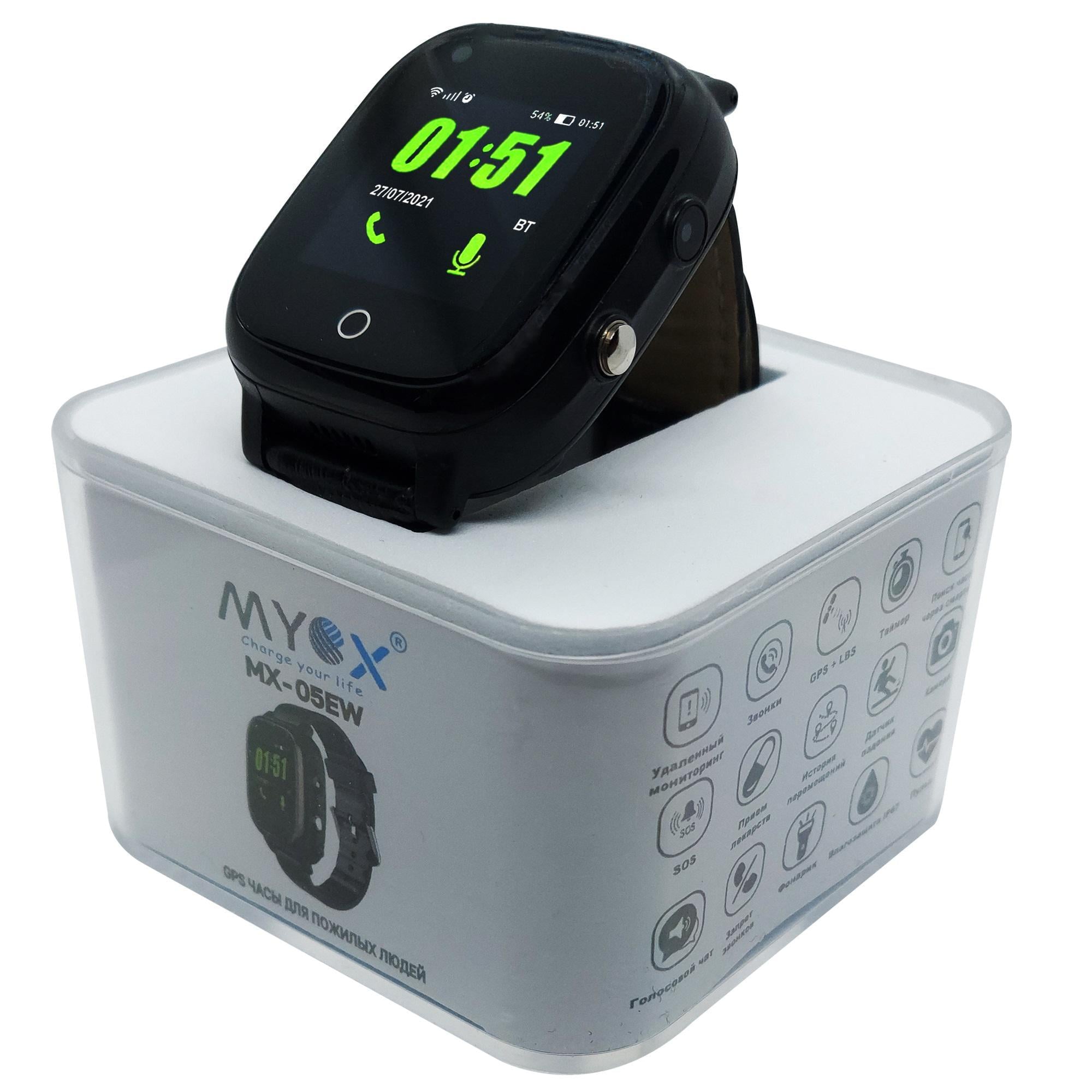GPS часы для пожилых людей Myox MX-05EWB 4 G с видеозвонком GPS часы для пожилых людей Myox MX-05EWB 4 G с видеозвонком