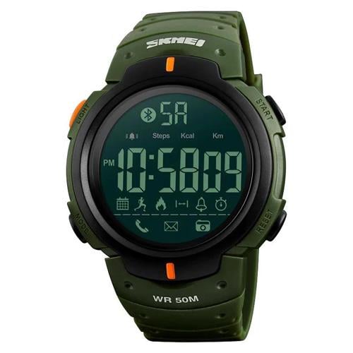 Наручные часы мужские Skmei 1301AG 5 ATM 50 мм Black/Green