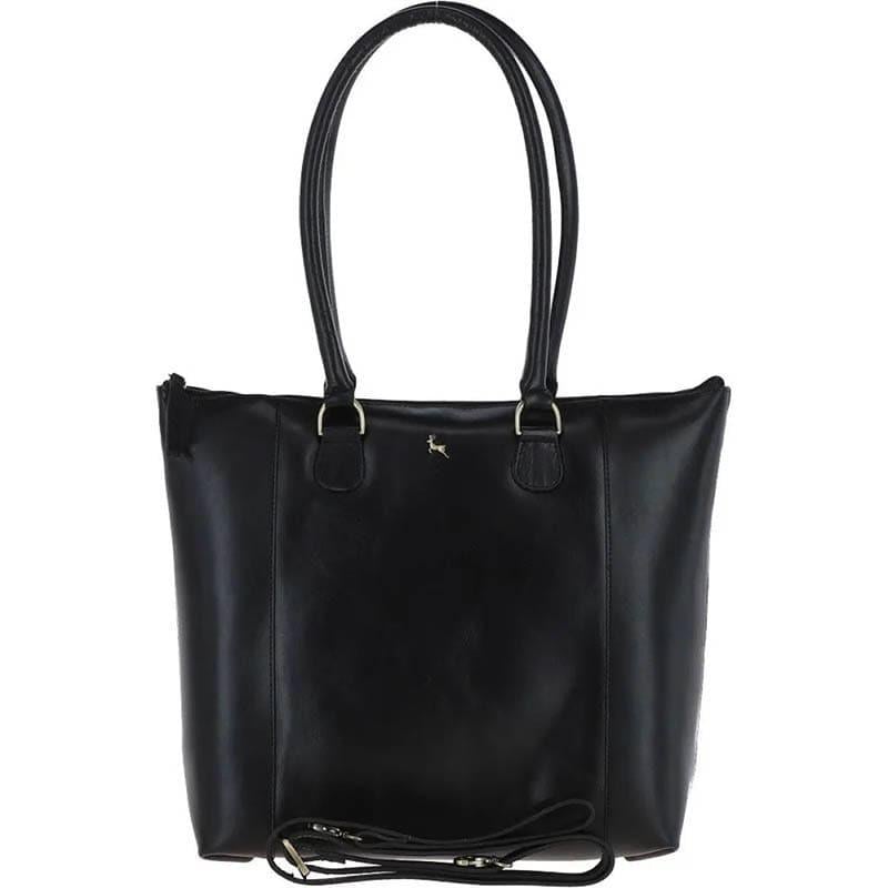Жіноча сумка Ashwood V29 шкіряна Black (V29 BLACK)