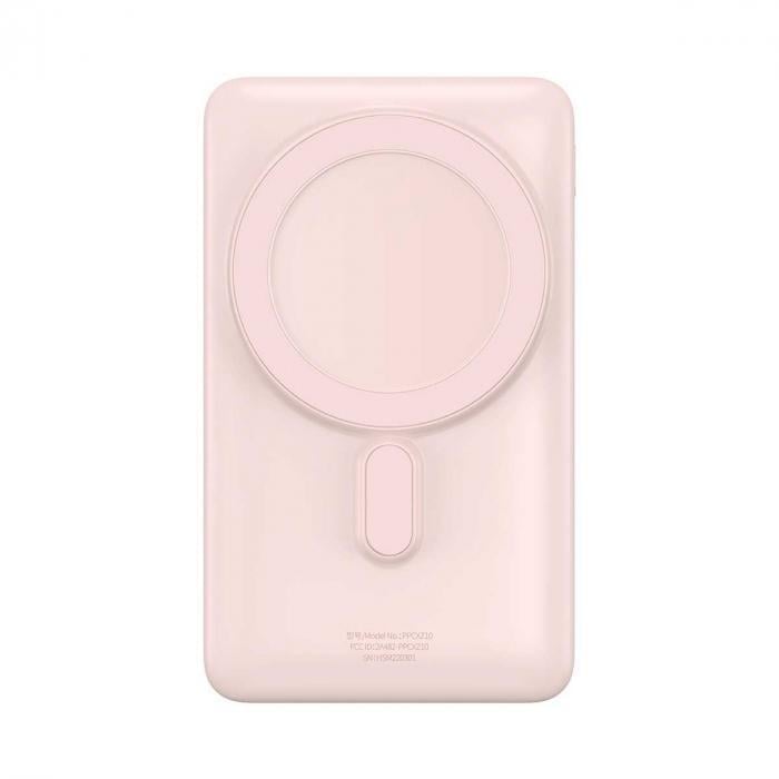 Портативная батарея Baseus Magnetic Bracket Wireless Fast Charge 10000 mAh 20 W PPCX000004 Pink (1970847978)