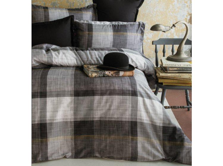 Комплект постельного белья Issimo Home Dunloe Digital сатин 200х220 Black см (CN38185)