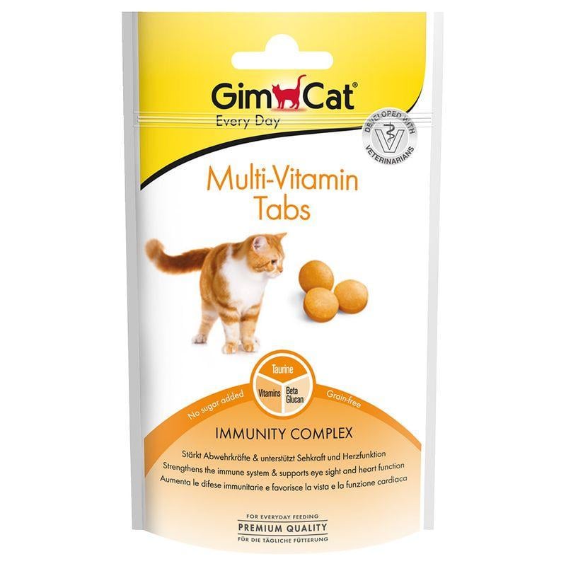 Мультивітаміни GimCat Multi-Vitamin Tabs для котів таблетки 40 г (22394035)