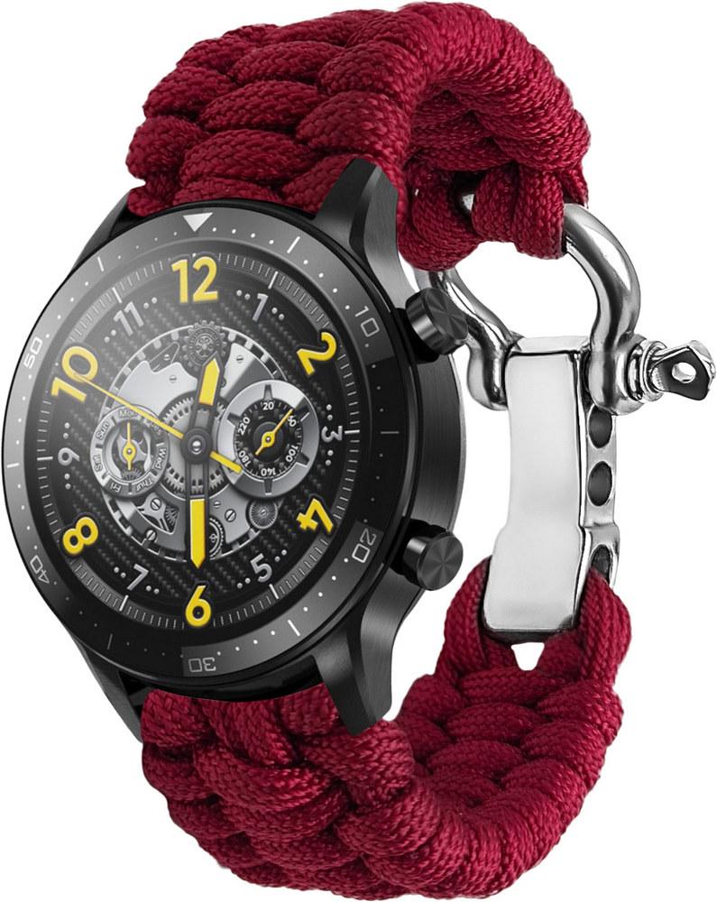 Ремінець з Паракорду Ruper для Realme Watch S Pro (22mm) Wine (30823-42)