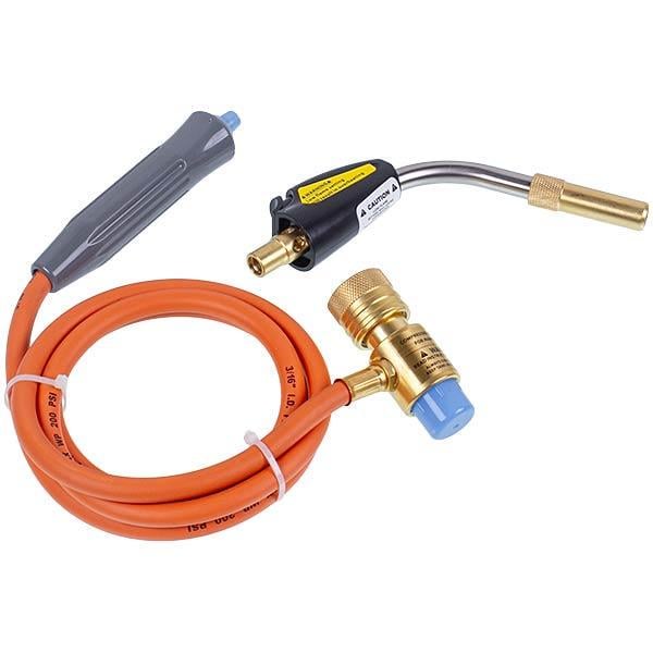 Пальник газовий ручний RTM 1S660 з пезороспалюванням та шлангом для МАПП газу (00000043030) Пальник газовий ручний RTM 1S660 з пезороспалюванням та шлангом для МАПП газу (00000043030)