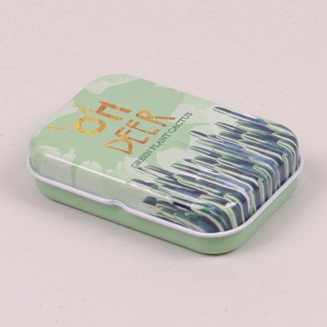 Коробочка металлическая Flora Кактусы для хранения мелочей (25286)