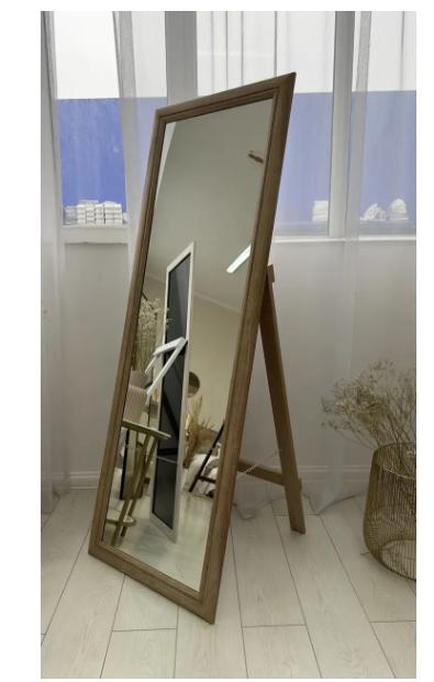 Зеркало напольное в полный рост на тонкой ножке 150х50 см Дуб Сонома (29044614)