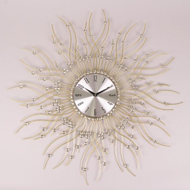 Часы металлические с стразами Flora D-70 см (38219)