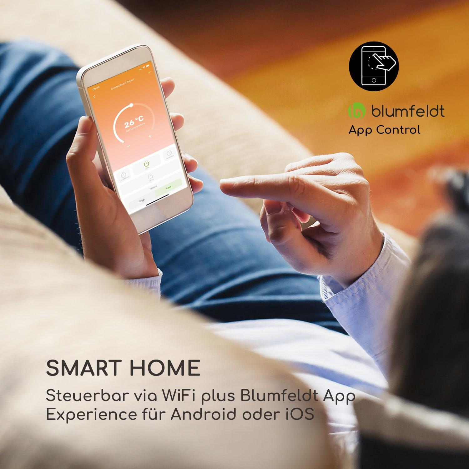 Инфракрасный обогреватель Blumfeldt Cosmic Beam Smart 30 (10035255) - фото 4 Инфракрасный обогреватель Blumfeldt Cosmic Beam Smart 30 (10035255) - фото 4