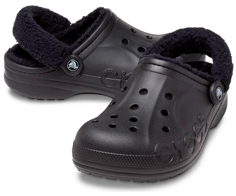 Сабо Crocs Baya Lined Fuzz-Strap Clog M5 р. 37/24 см Black (206633) - фото 3