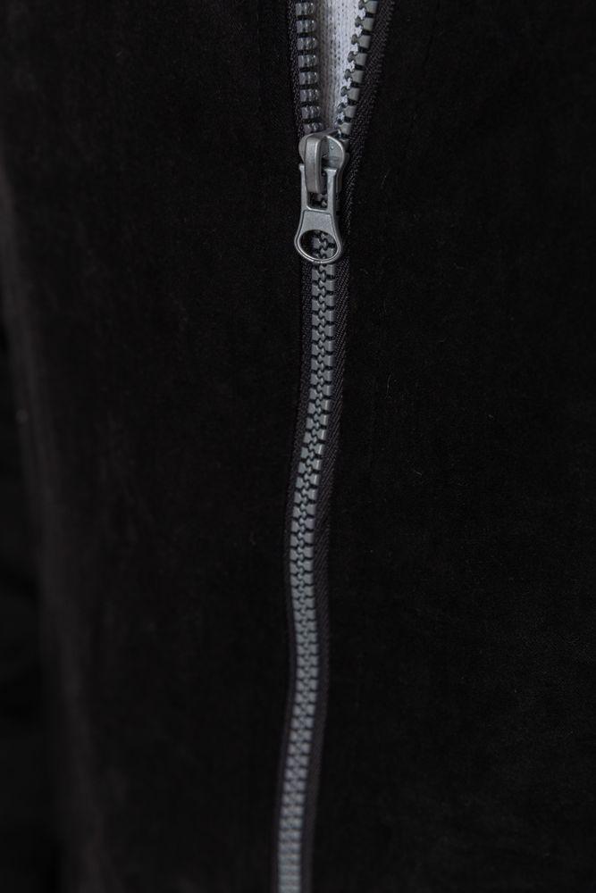 Бомбер чоловічий замшевий S Чорний (150670) - фото 5