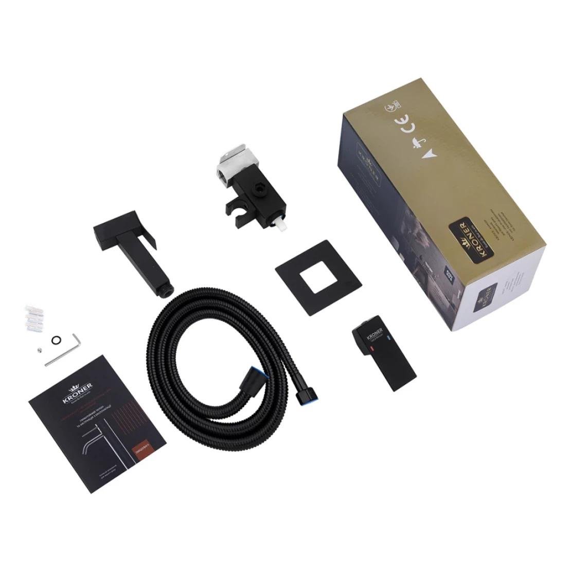 Душевая система Kroner-SCH063/кран для раковины Kroner-SCH010 и смеситель с гигиеническим душем Kroner Kubus-SCH053 - фото 18 Душевая система Kroner-SCH063/кран для раковины Kroner-SCH010 и смеситель с гигиеническим душем Kroner Kubus-SCH053 - фото 18