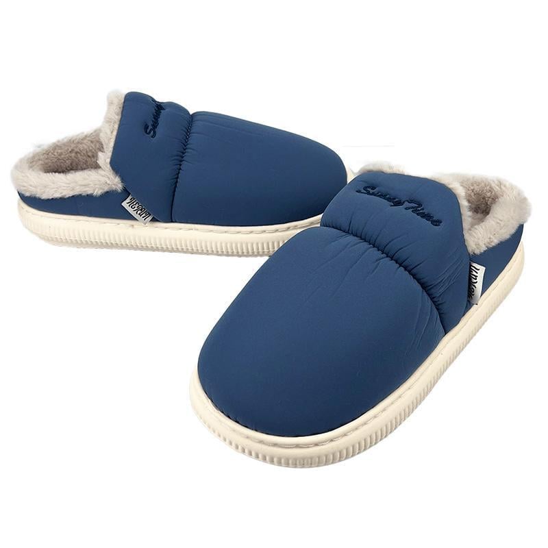 Тапочки домашние мужские закрытые 15821-2 p. 43 27,5 см Синий - фото 2 Тапочки домашние мужские закрытые 15821-2 p. 43 27,5 см Синий - фото 2