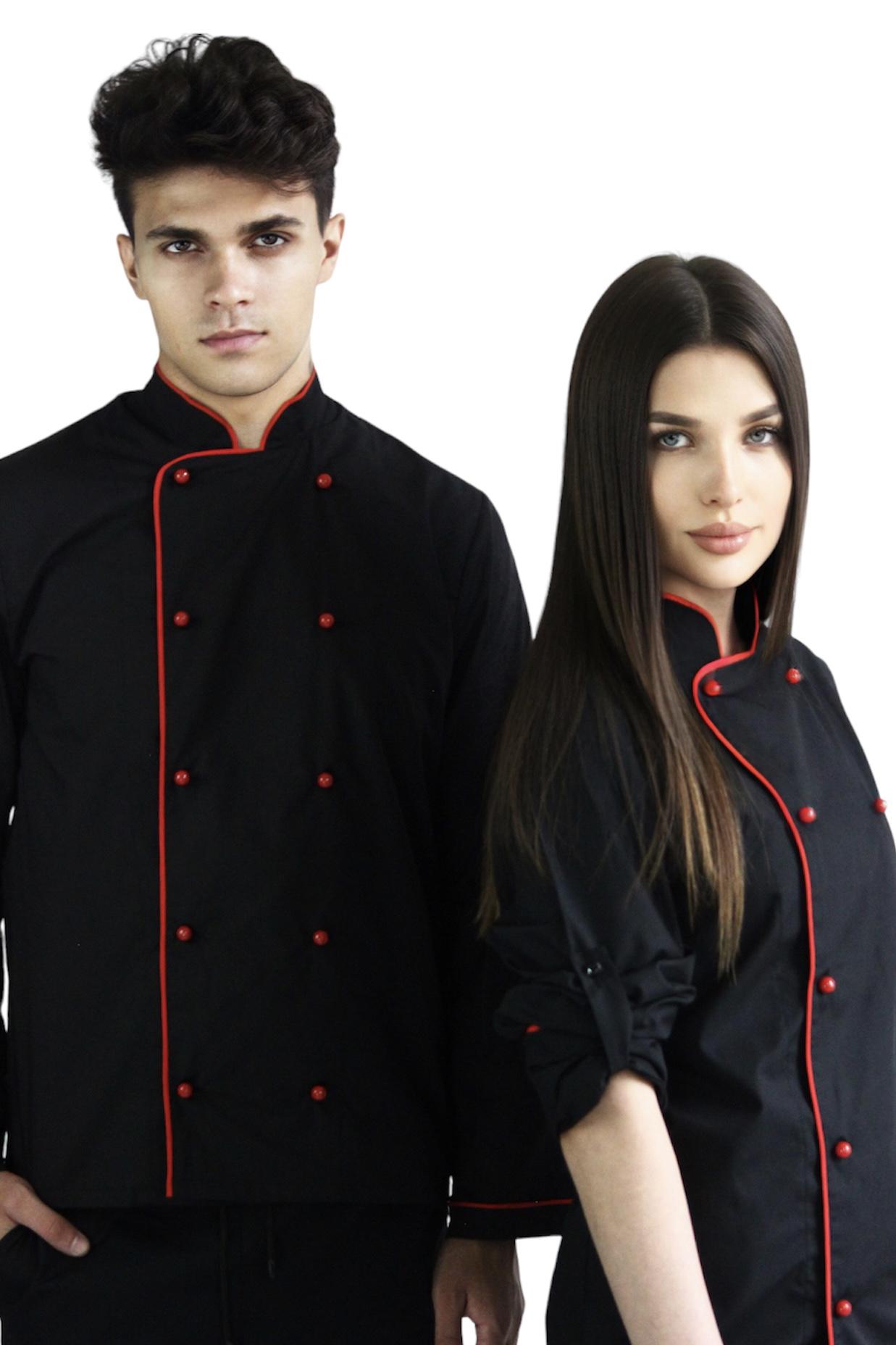 Кітель кухарський унісекс Lux Form р. 42 Мафія (4454) - фото 2