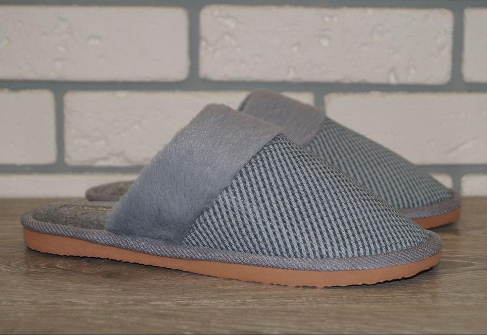 Тапочки мужские домашние Sollaza р. 39/40 25,5 см Серый (31419-3940)