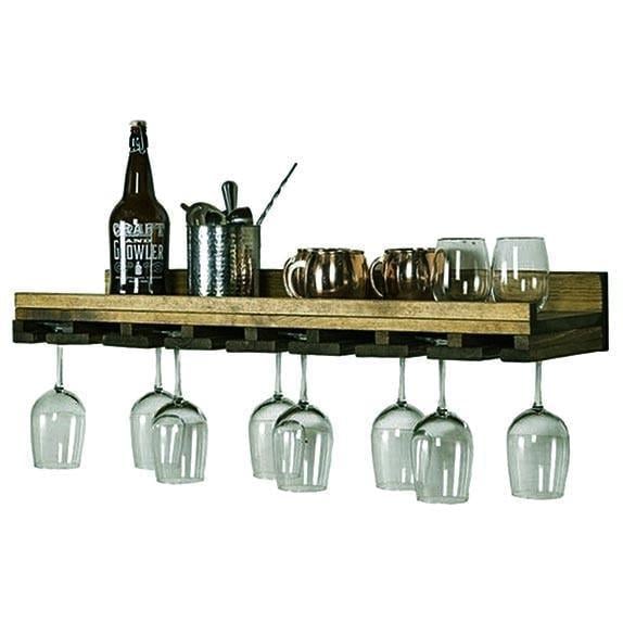 Полка для вина настенная из дерева Ниигата Мускат (ПНК-0003607)