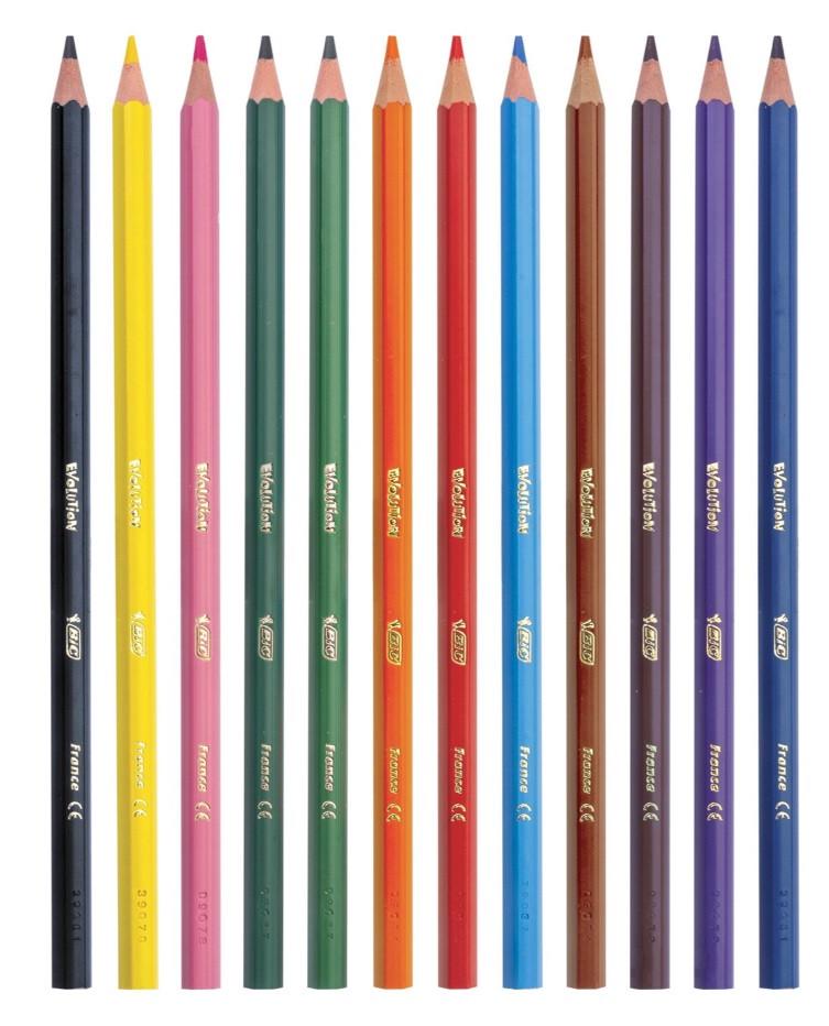 Олівці кольорові BIC Kids Evolution 12 шт. (2702847289) - фото 2 Олівці кольорові BIC Kids Evolution 12 шт. (2702847289) - фото 2